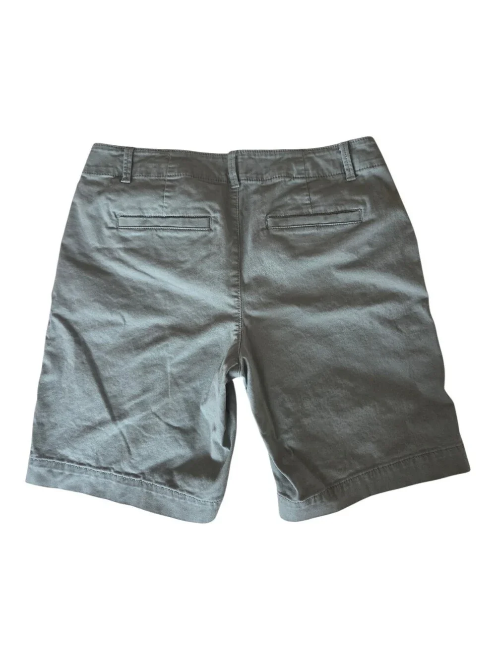 ​loft outlet women's sage green bermuda shorts size 6 lightweight casual stretch